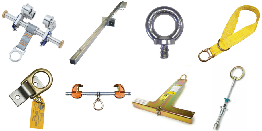 types of anchors for Fall Arrest Systems