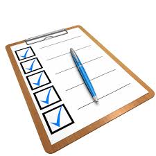 checklist with checkmarks