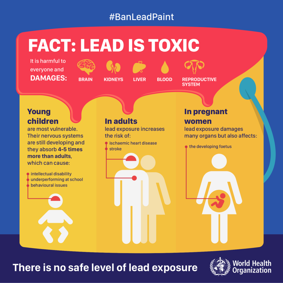 Lead exposure warning